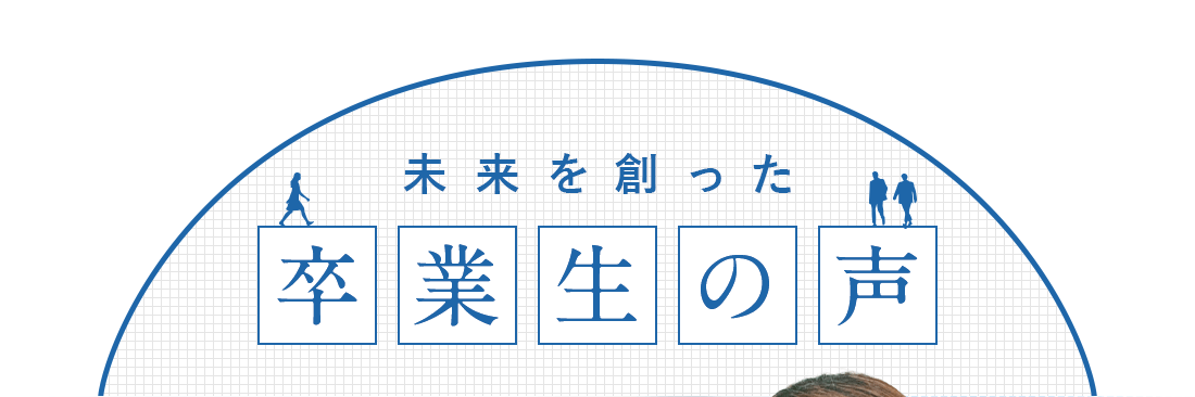 未来を創った卒業生の声